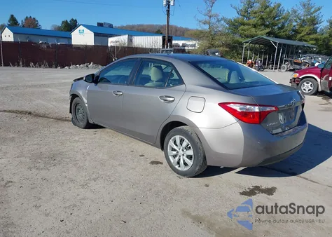 2016 Toyota Corolla Le из США, поврежденный, VIN 2T1BURHE8GC704657